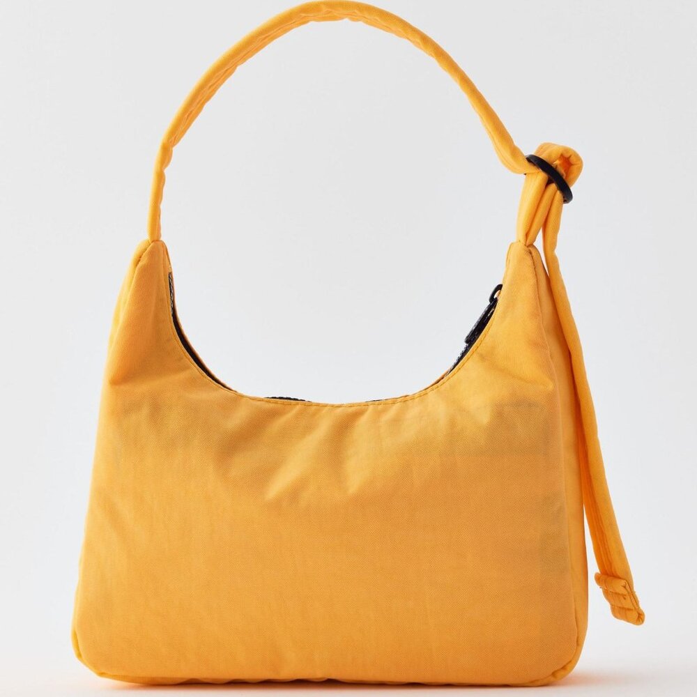 NWT Baggu Mini Nylon Shoulder Bag - Mango - Picture 3 of 4